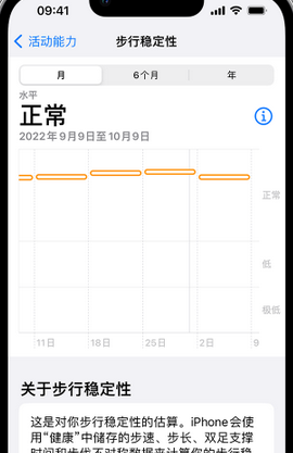 阿城iPhone手机维修如何在iPhone开启'步行稳定性通知'