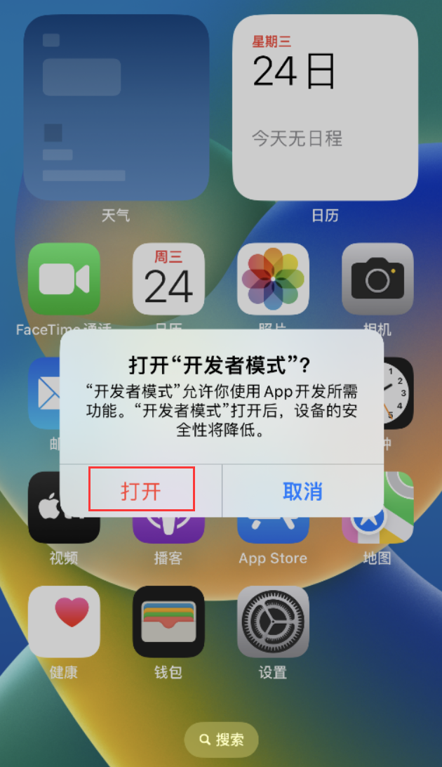 阿城苹果手机维修分享如何打开开发者模式 