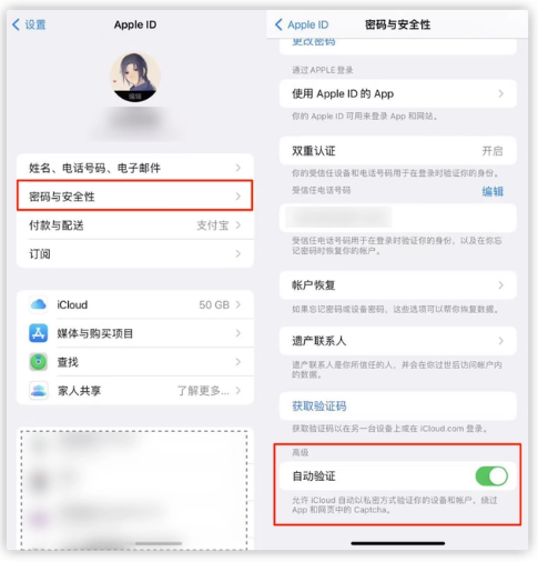 阿城苹果手机维修分享iOS 16 自动验证功能开启方法 