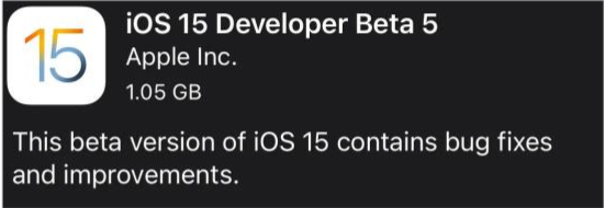 阿城苹果手机维修分享如何升级到iOS15.0 beta5 
